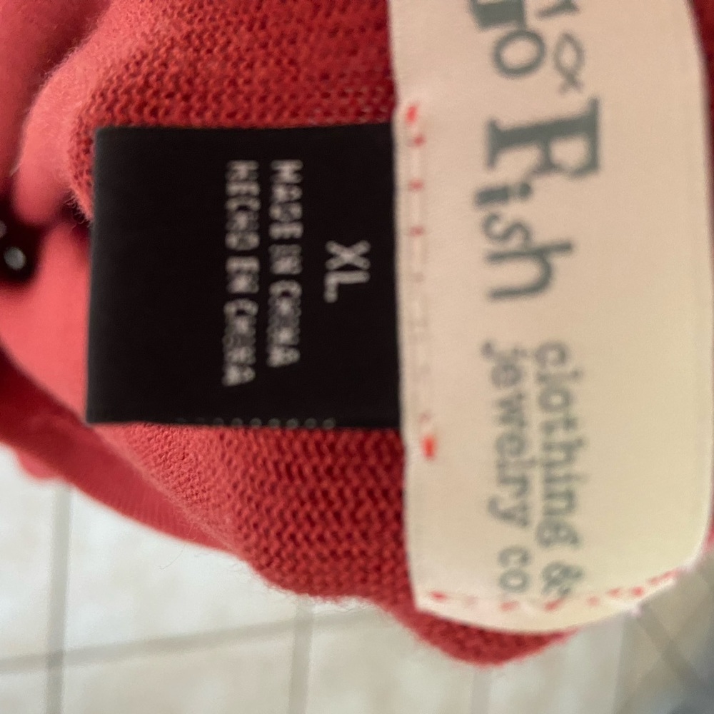 Go Fish XL Rust Tunic Sweater - Picture 2 of 6